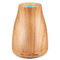 BPA Free 100ml Aroma Diffuser LED Light Humidifier Wood Grain PP ABS 24V 0.5A